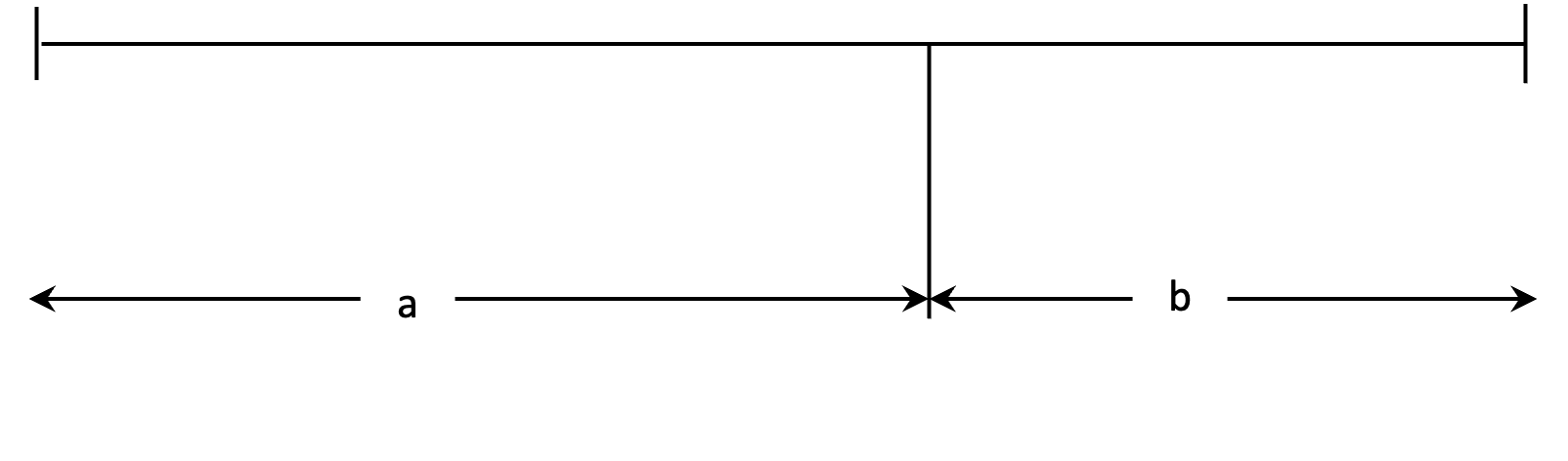 The image shows a segment with the hole and the part to build the golden number