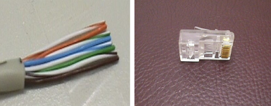 Cable UTP i conector
