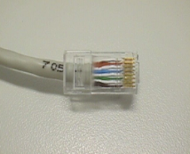 Cable UTP con conector RJ45